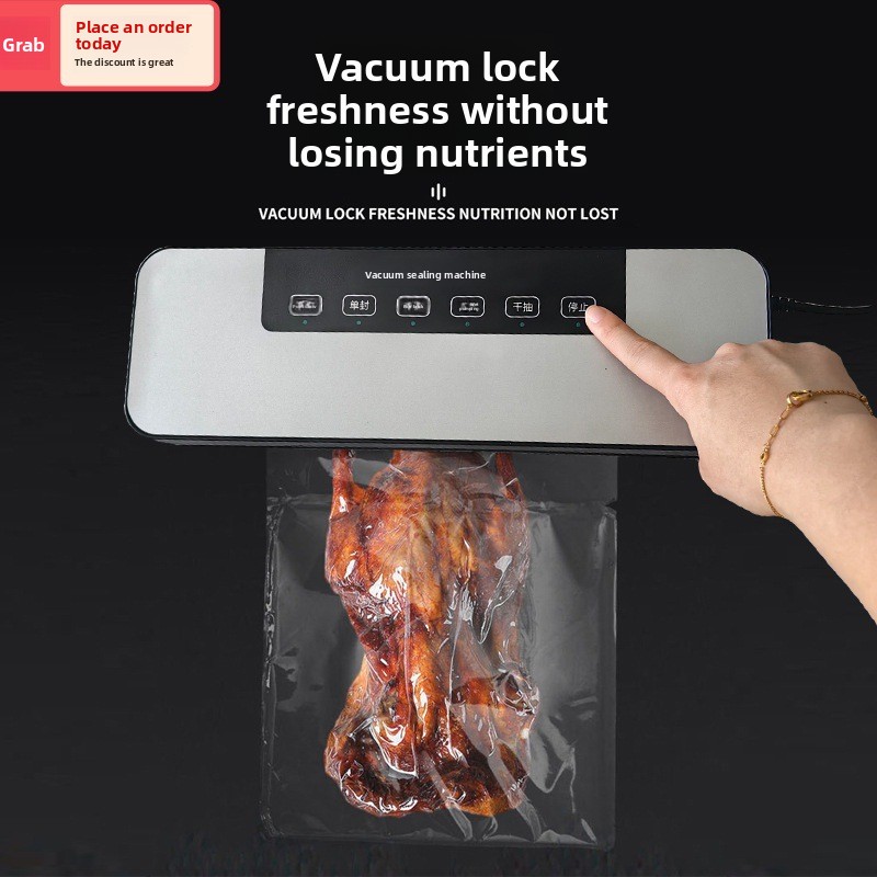 Food Vacuum Sealer Machine - Vacuum sealing, compressor, household food packaging,