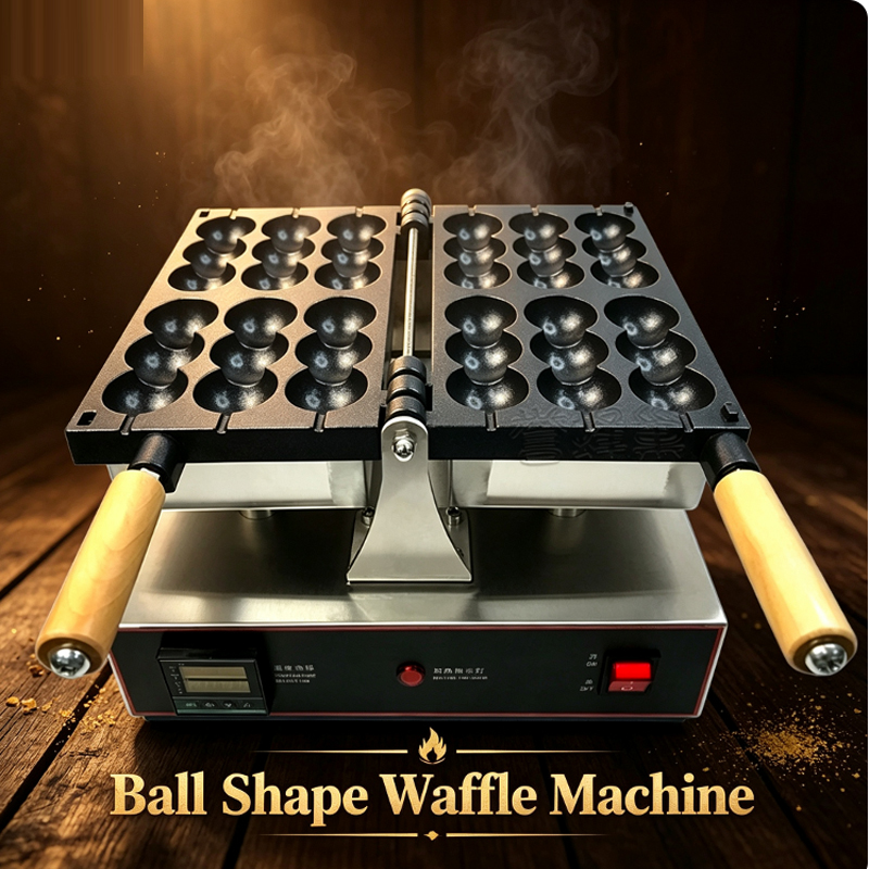 1600W Mini Waffle Maker Ball S - Mini Waffle Maker Machine 评论和价格