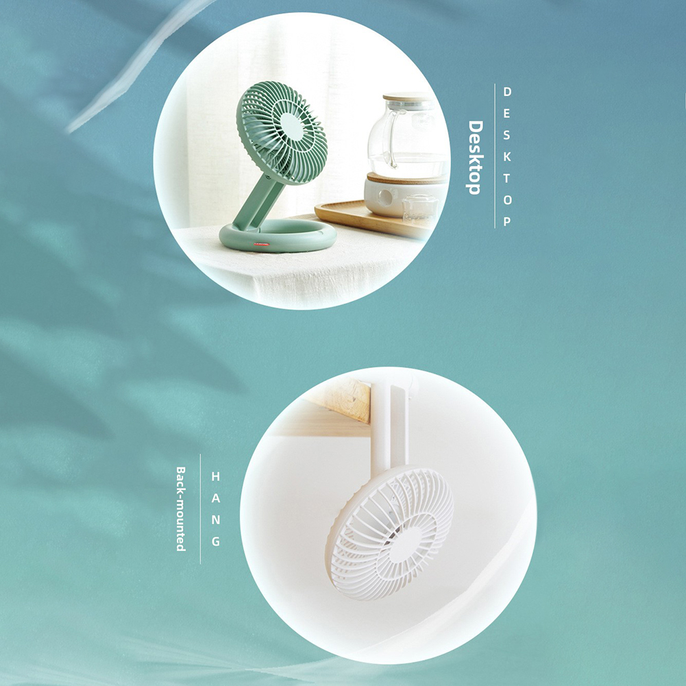 Foldable Mini Desk Fan USB Rec - Portable Blender Usb Rechargeable 评论和价格