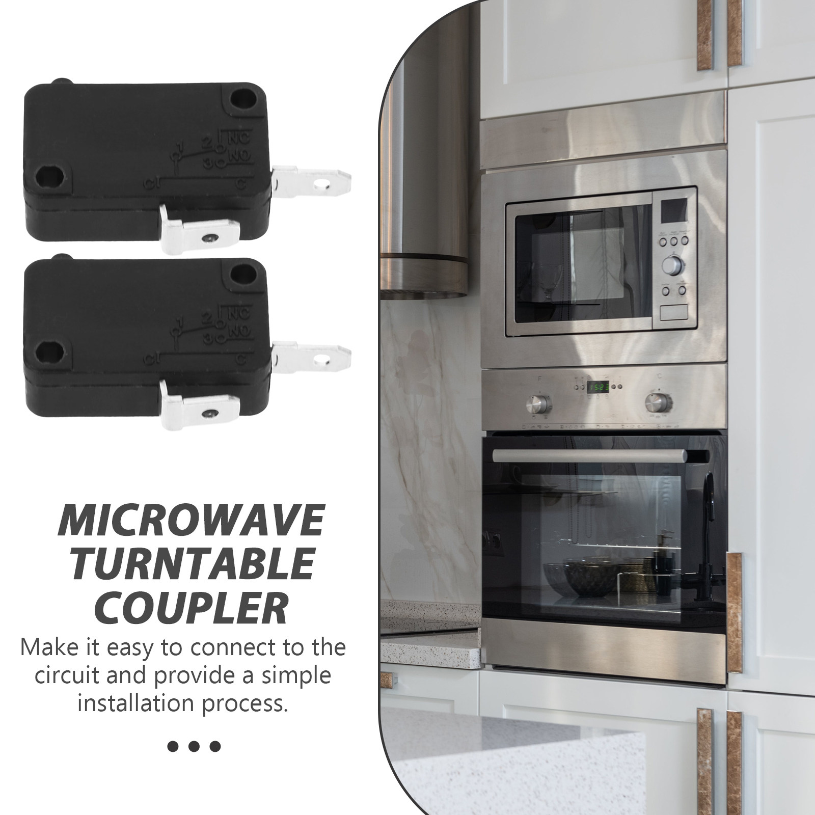 2Pcs Micro Switch 2-Pin Normal - Home Appliances 评论和价格