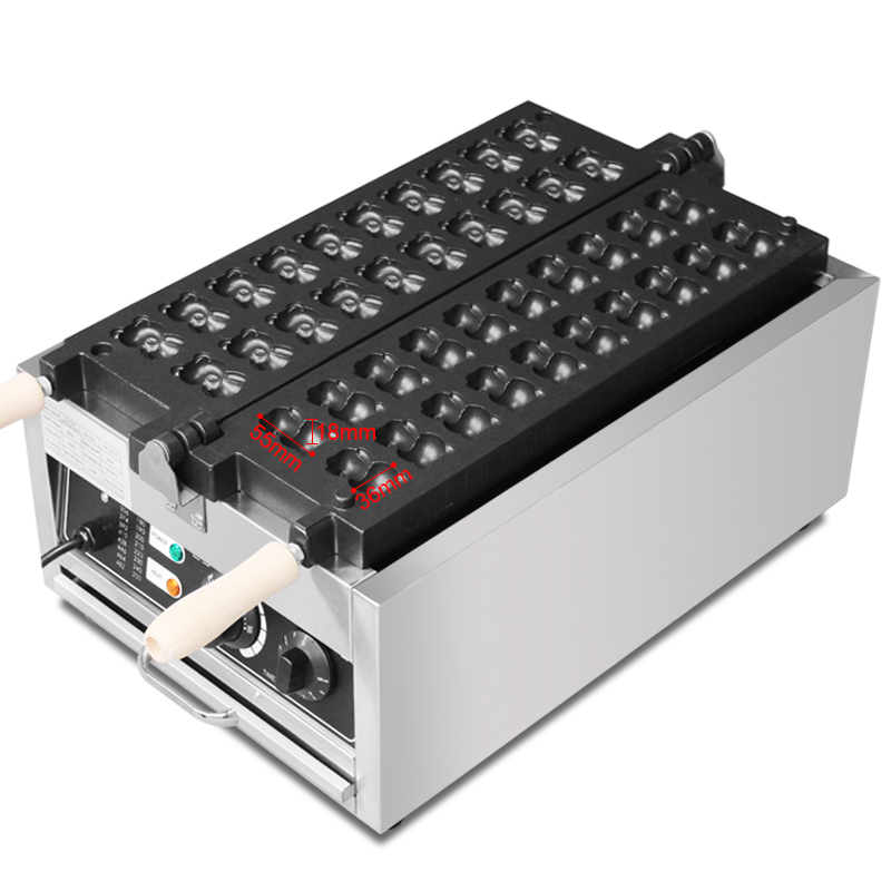 Commercial 20Pcs Bear Shape Ta - Mini Waffle Maker Machine 评论和价格