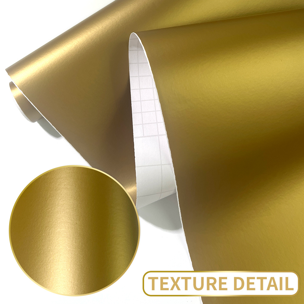 1Roll Matte Gold Vinyl Roll Pe - Home Appliances 评论和价格